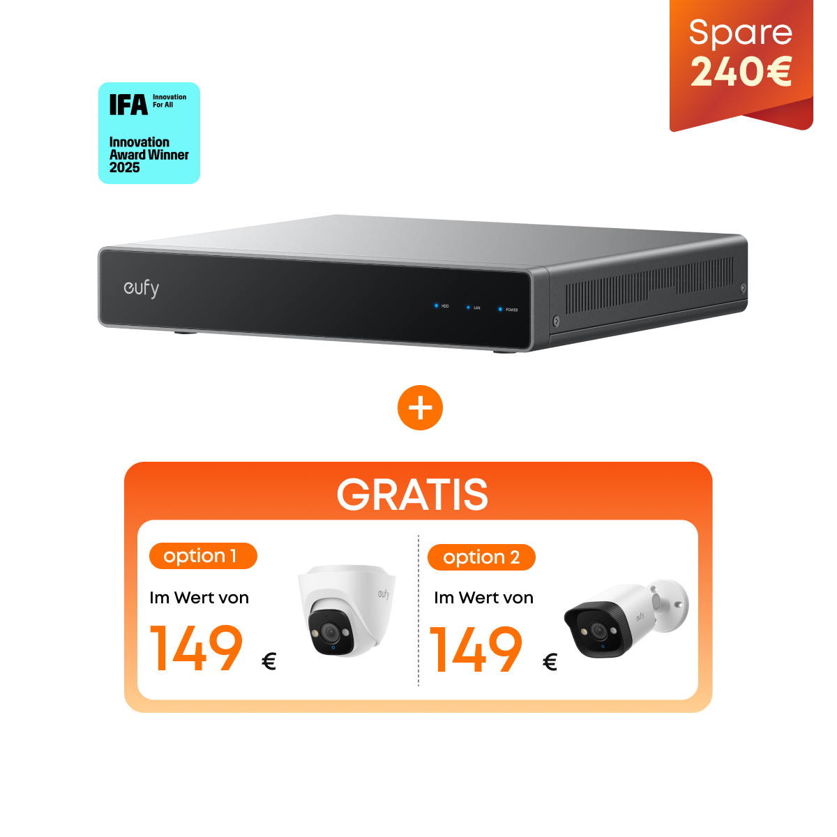 eufy Netzwerkvideorekorder S4