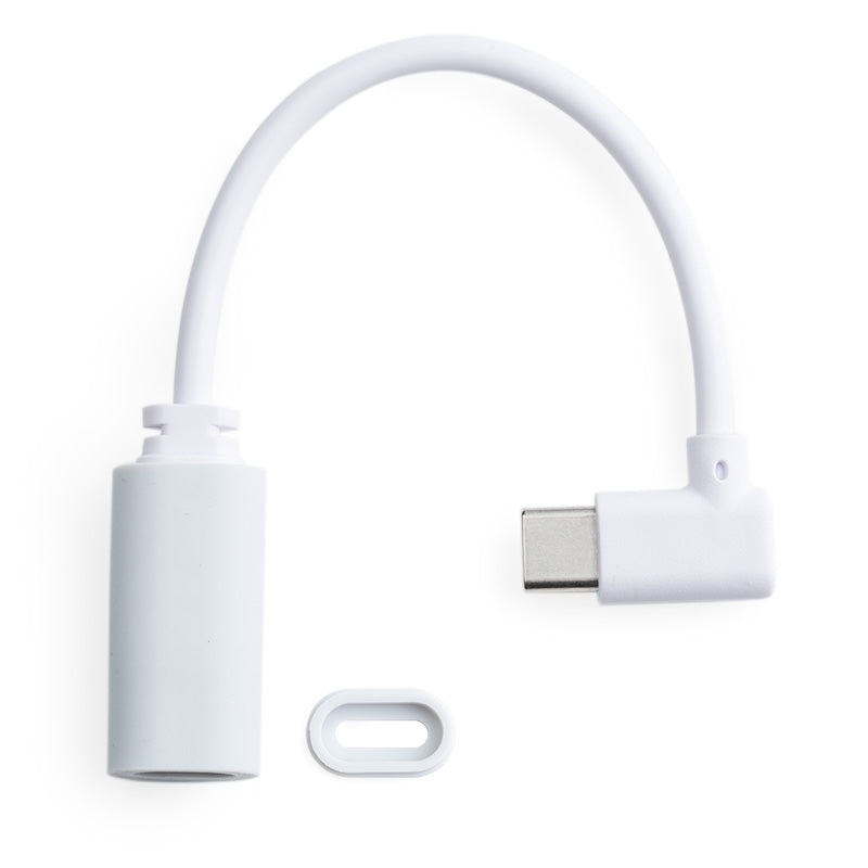 Micro-USB auf USB-C Adapter & Wetterfestes Kit (weiß) für Typ-C Kamera