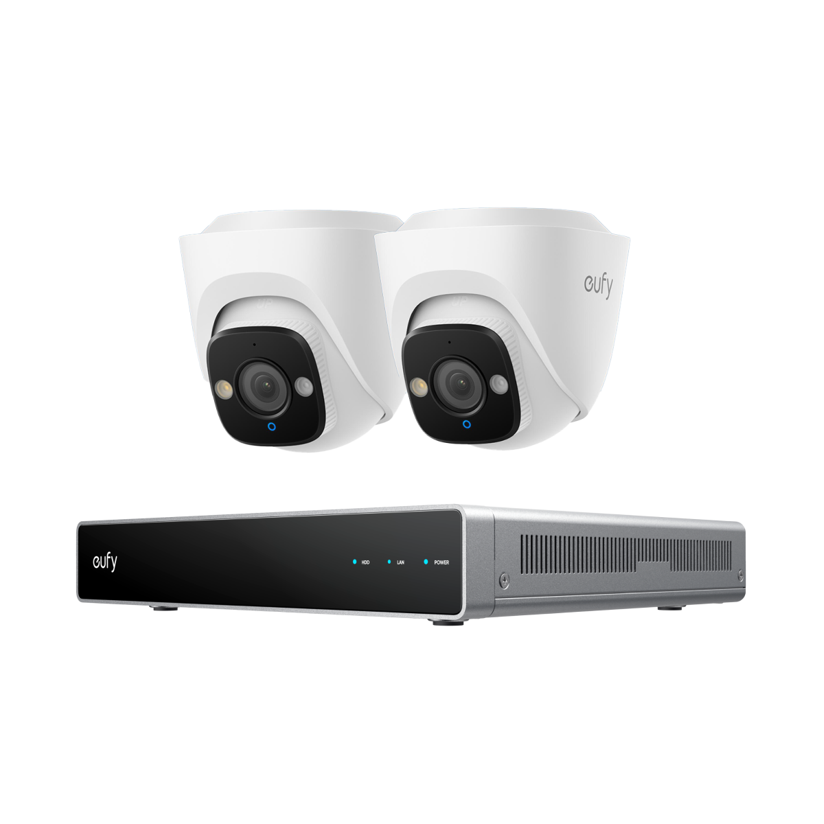 eufy PoE Turret-Überwachungskamera E41 2*Turret PoE Cam mit NVR