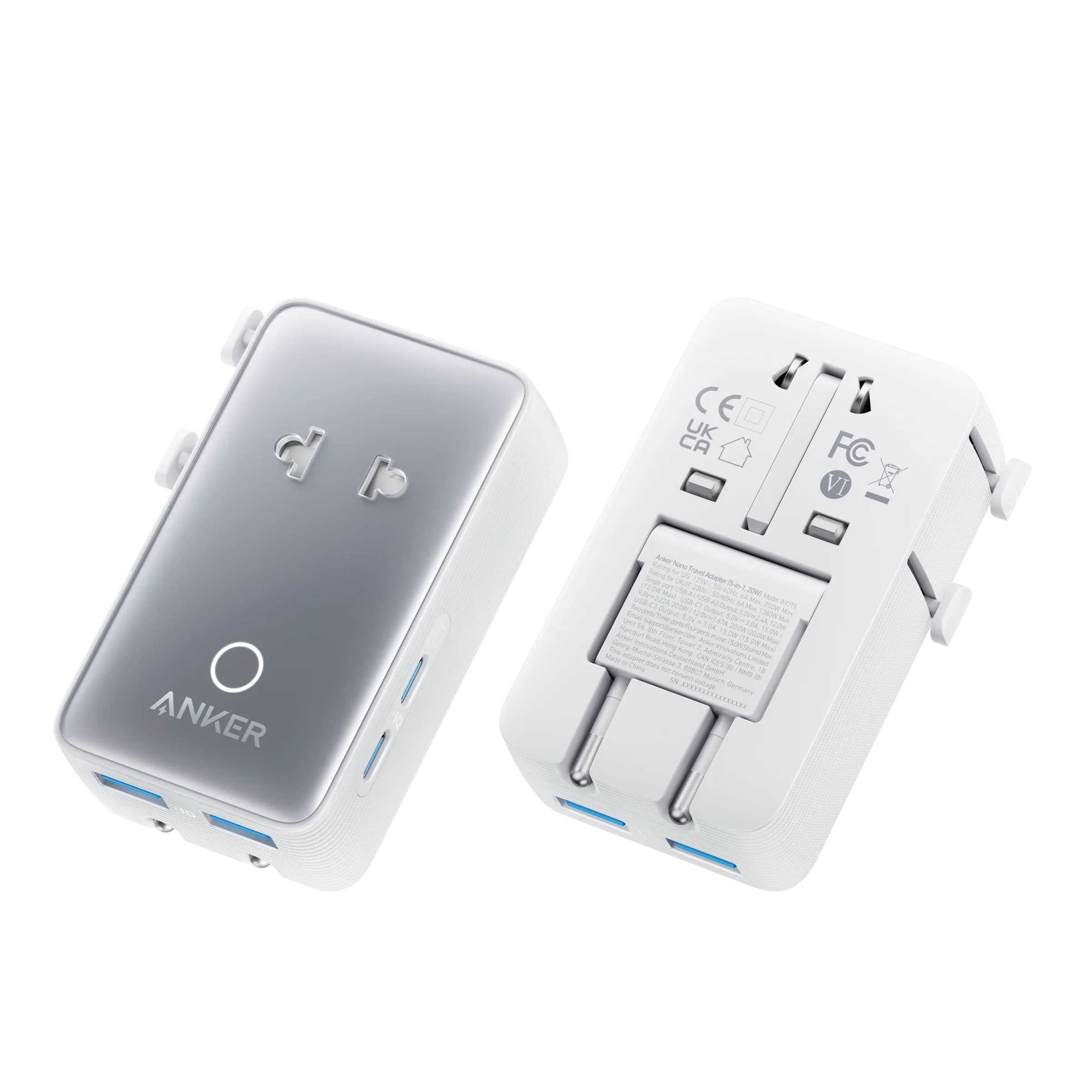 Anker Nano Reiseadapter (5-in-1, 20W)