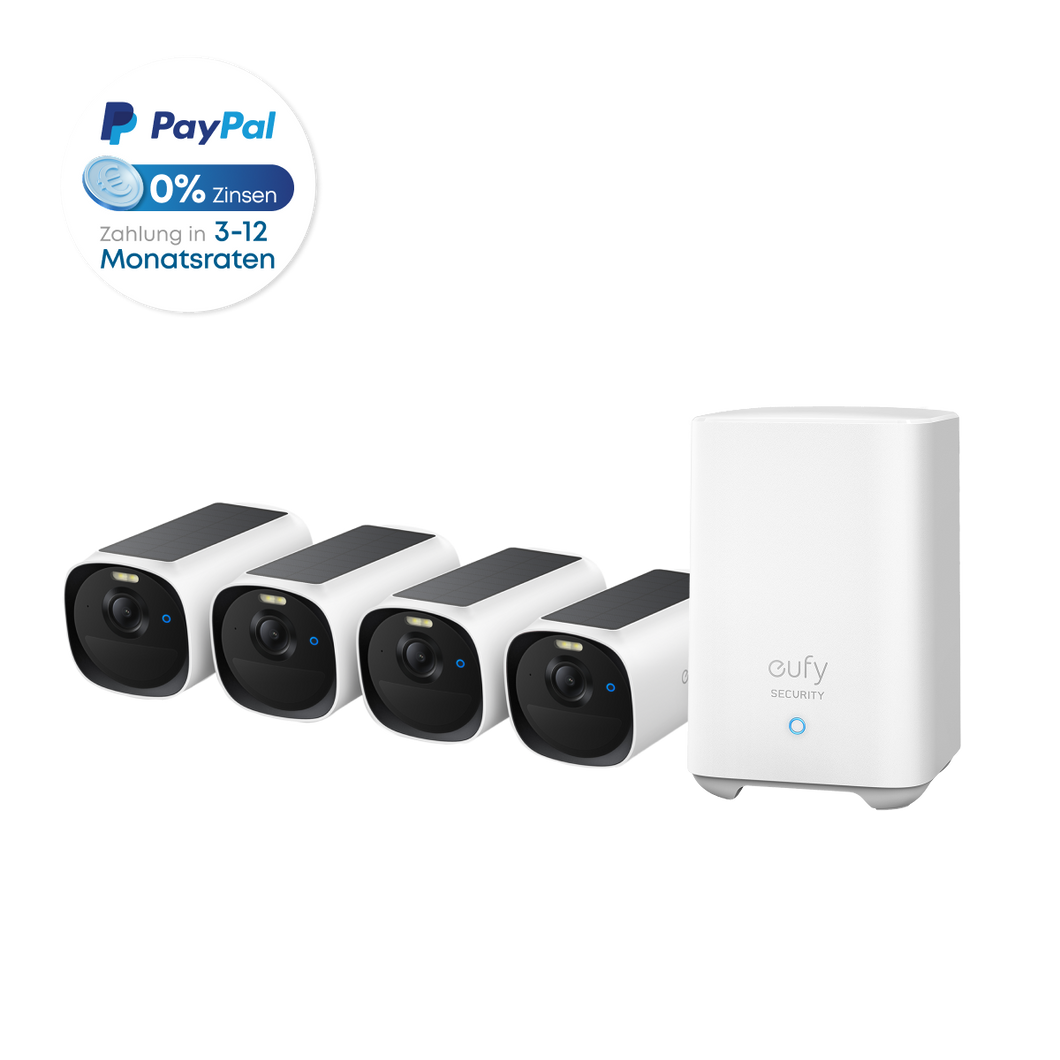 eufyCam E40 4-Kamera-Set  (HomeBase S280)