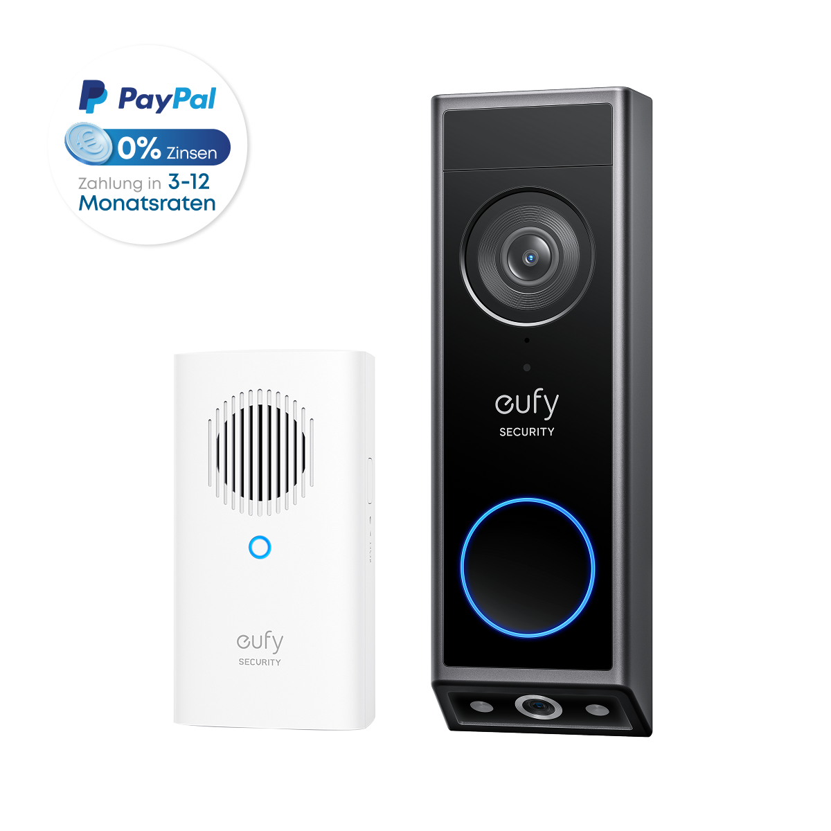 eufy Türklingel mit Kamera E340 + Zusatzklingel für E340
