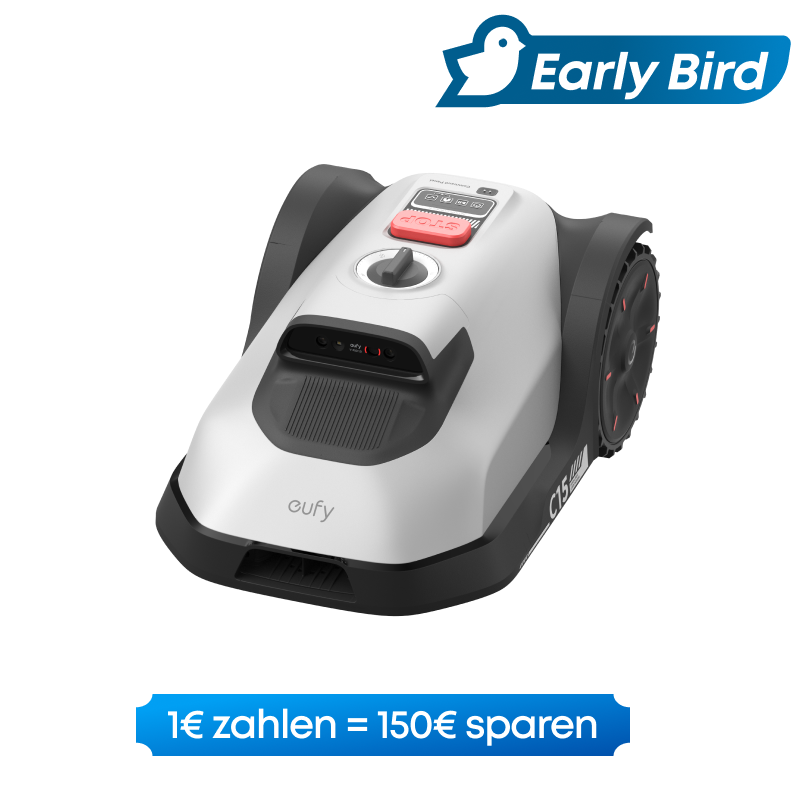 Frühbucher-Rabatt für den eufy Mähroboter C15