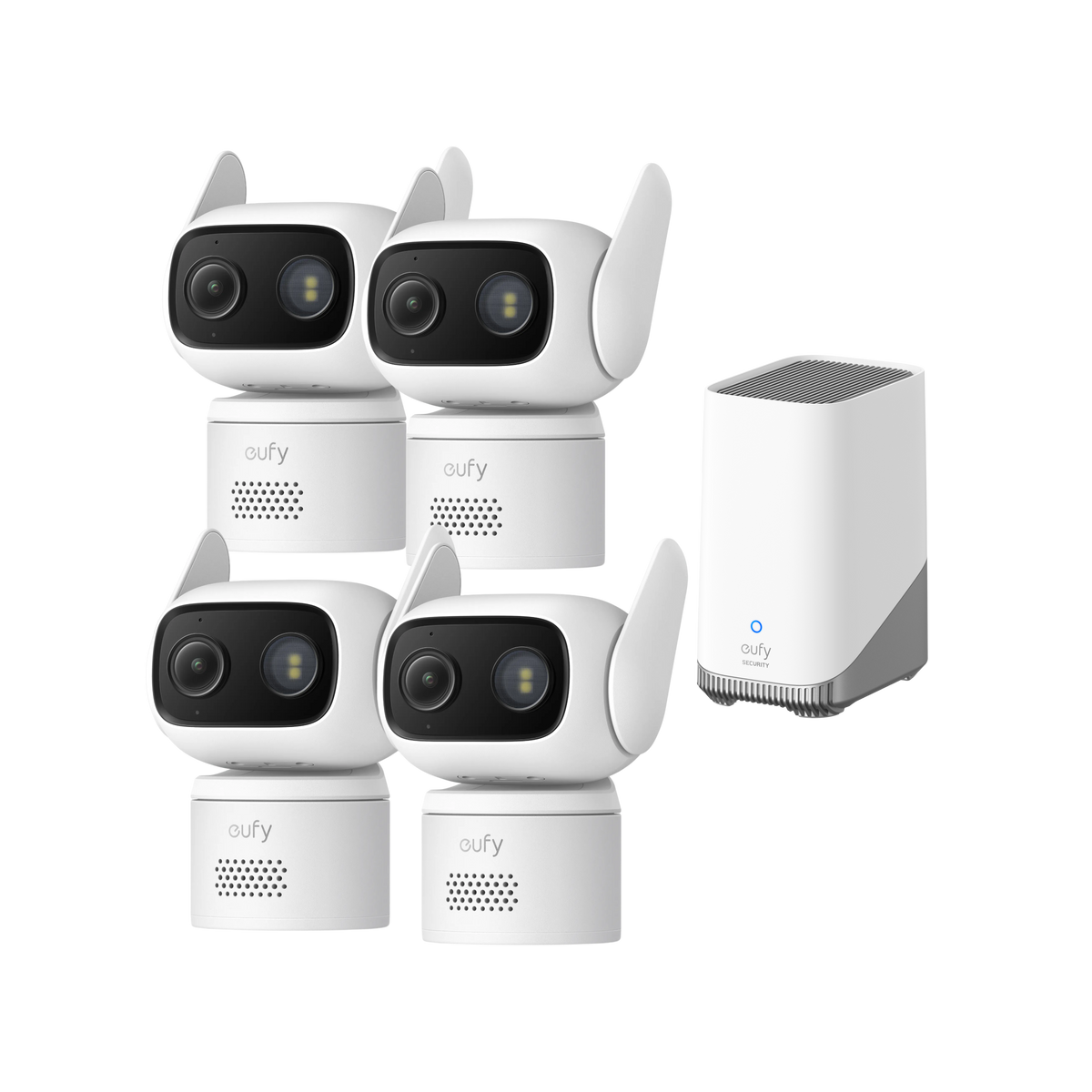 eufy Überwachungskamera C31 (4er-Pack) mit HomeBase™ 3