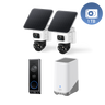 eufyCam S4 2-Kamera-Set + HomeBase™ 3 & Türklingel E340 mit 1TB