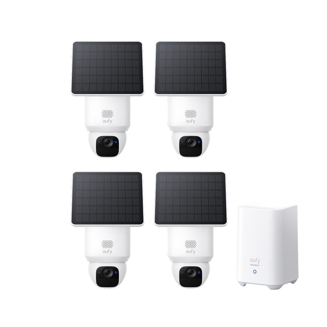 eufyCam Solo E30 4-Camera-Set + HomeBase S280