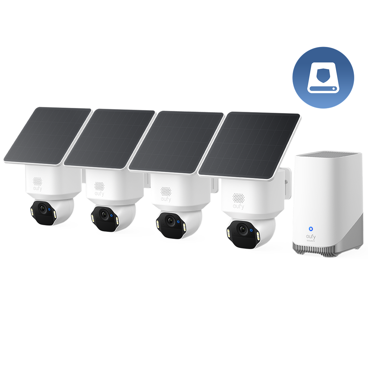Eufy SoloCam E42 4-Kamera-Kit mit 1TB Festplatte