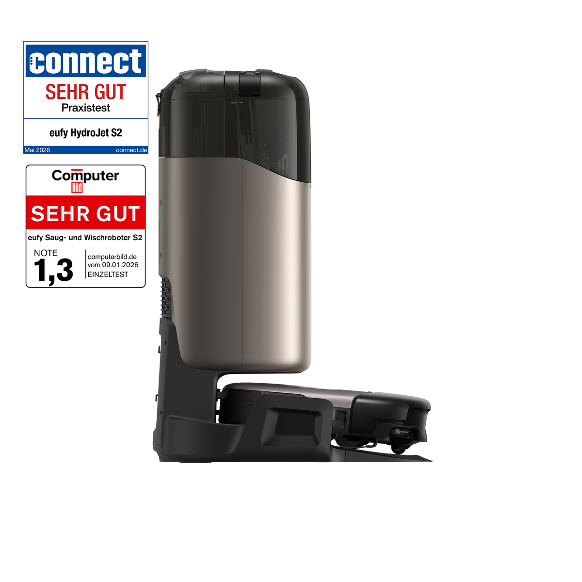 eufy Saug- und Wischroboter HydroJet S2