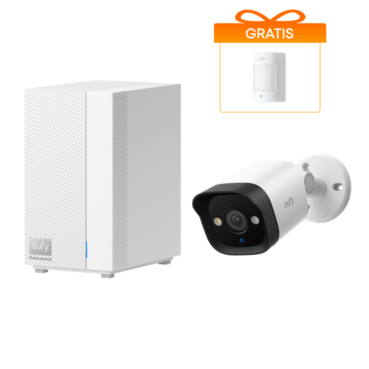 eufy HomeBase™ Professional S1 und PoE Bullet-Überwachungskamera E40