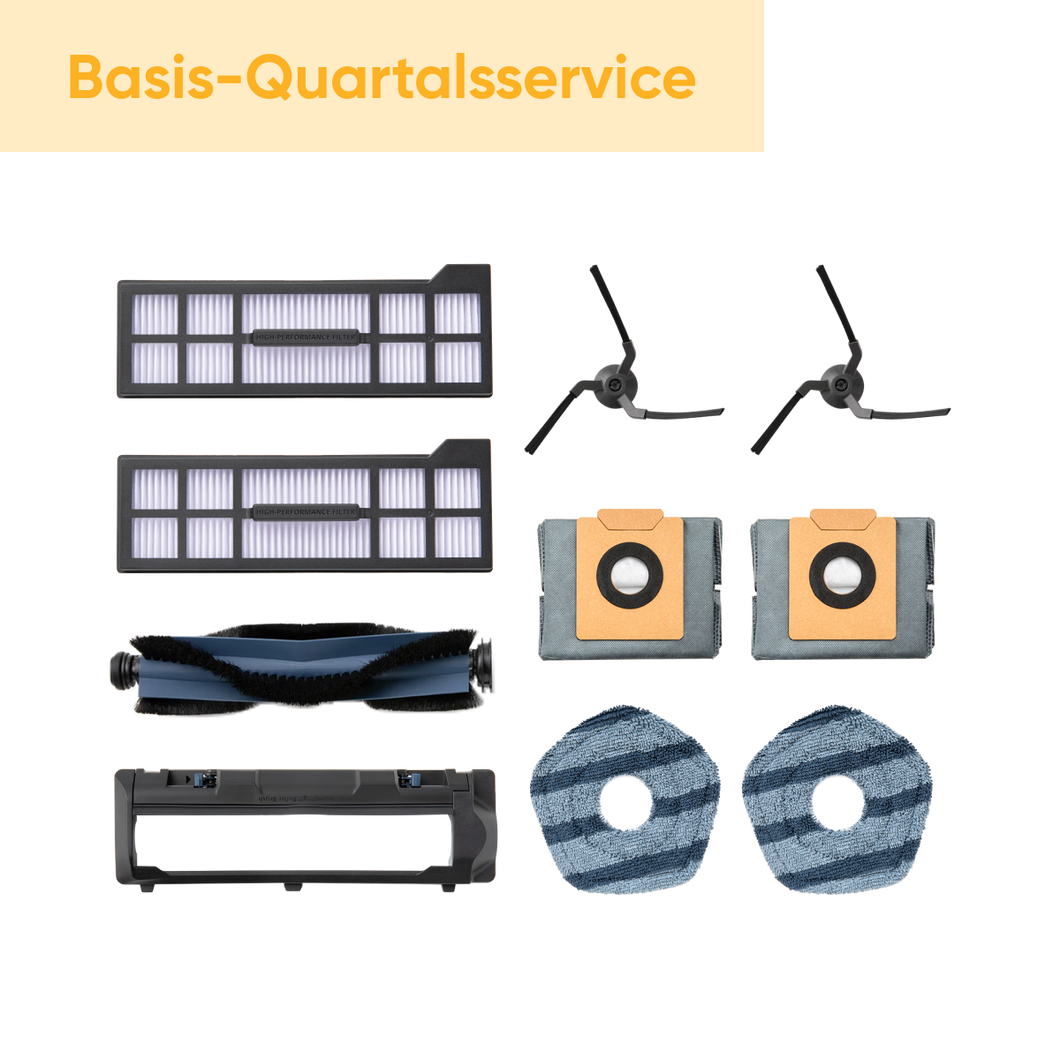 eufy X10 Pro Omni Abonnementservice für Zubehör, Basis-Quartalsservice