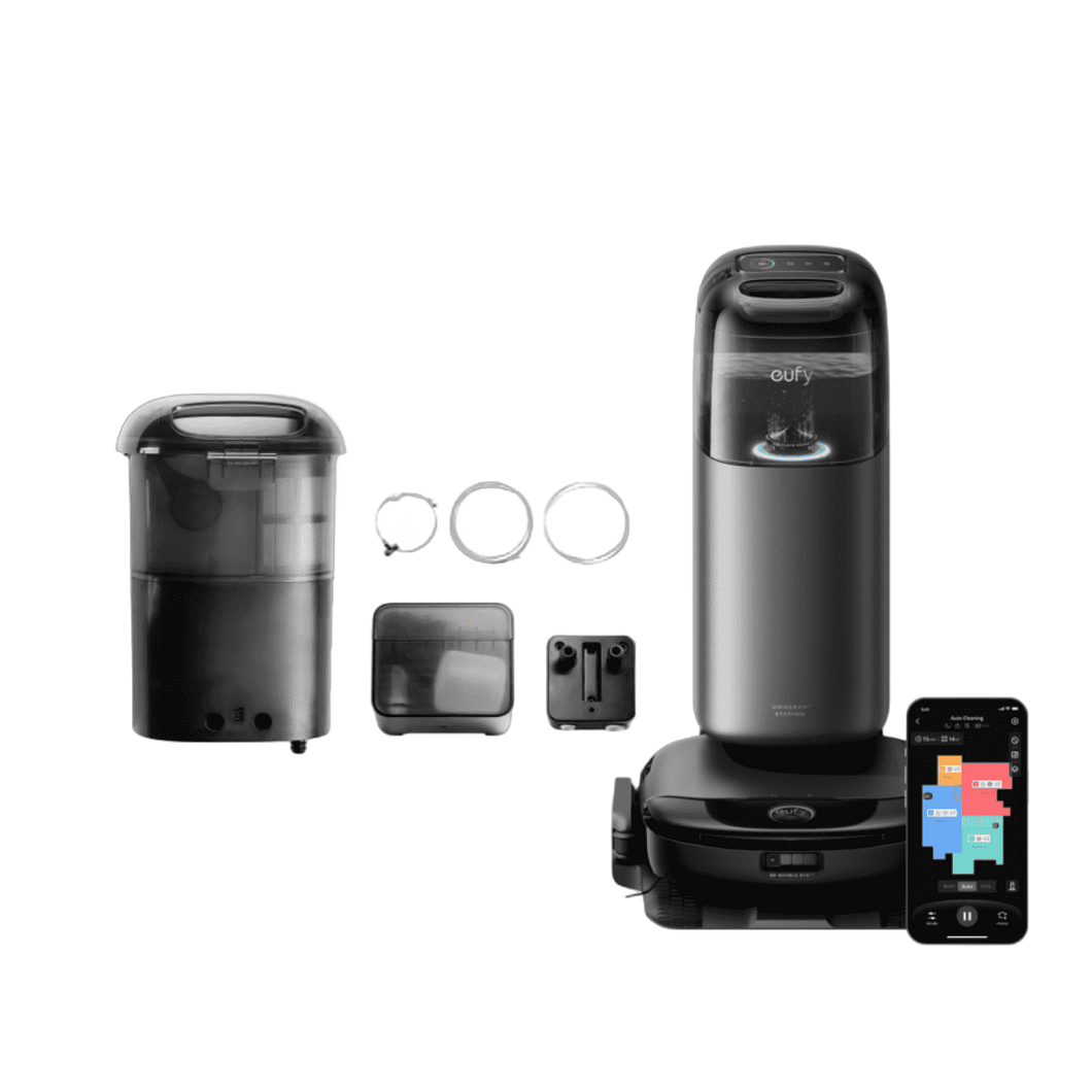 S1 Pro HydroJet Wisch- & Saugroboter+ eufy Automatisches Frisch- und Abwassermodul