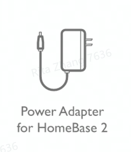 HomeBase 2 Netzadapter und Ethernet-Kabel